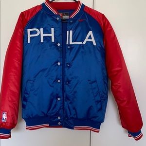Nike 76ers jacket size Large